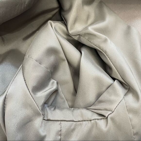 Theory Tan Single Button Cotton Blend Blazer Sz - Picture 13 of 13